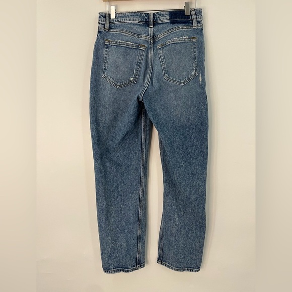 A&F 27/4s Dad Curve Love high rise Jeans Abercrombie & Fitch short the - Picture 5 of 11